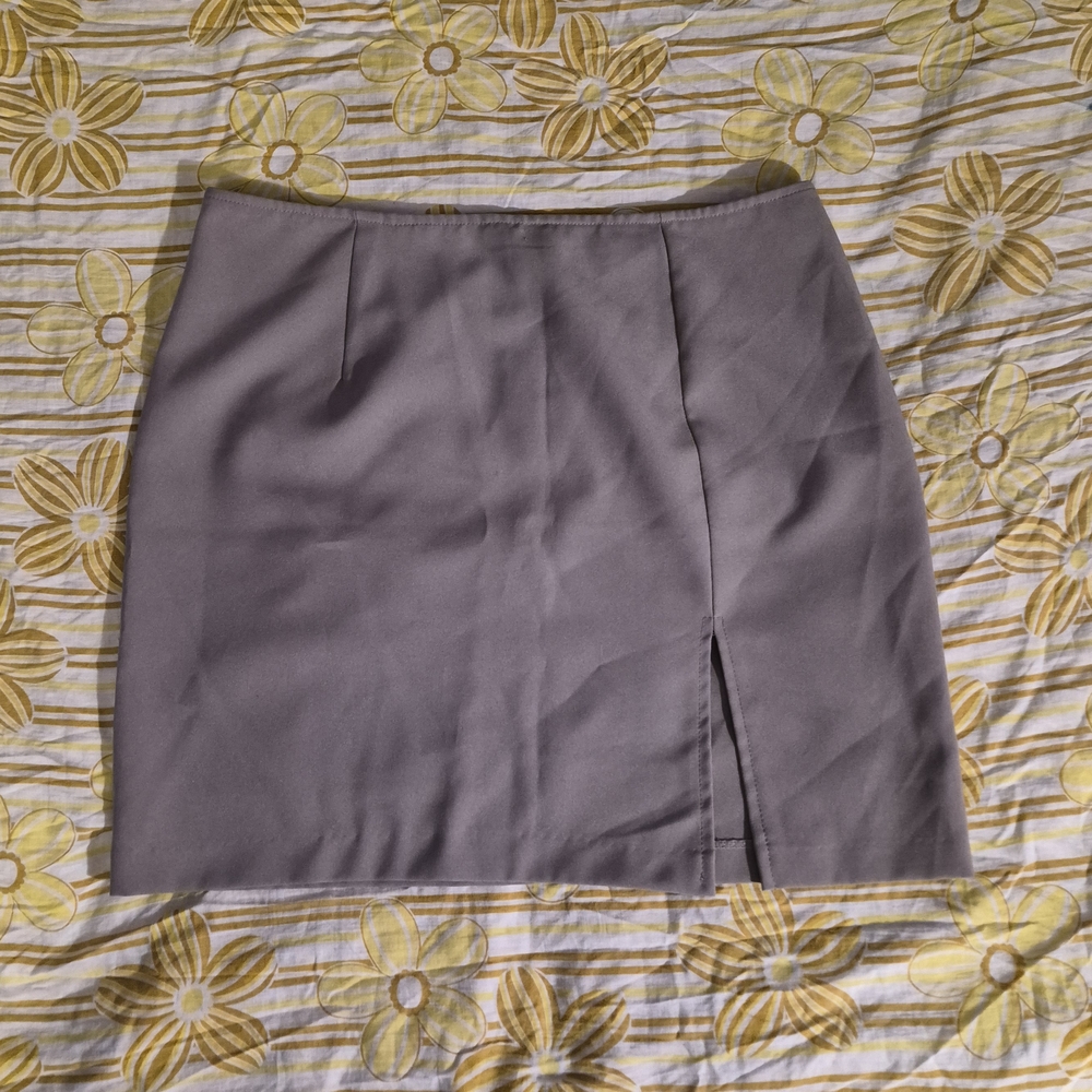 Garage Beige Pencil Skirt